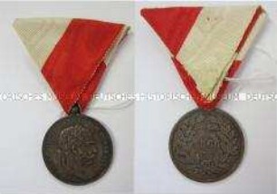 Prager Bürgerwehrmedaille, Kaisertum Österreich