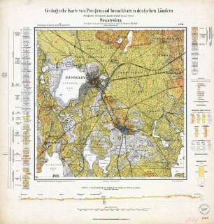 [2644] Neustrelitz, Geologische Karte von Preußen und benachbarten deutschen Ländern