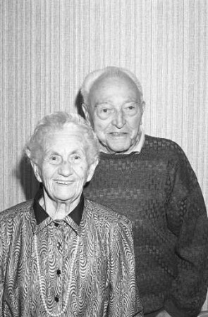 Diamanthochzeit der Eheleute Martha und Heinrich Kohler aus der Weiherfeld-Dammerstock-Siedlung