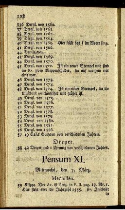 Pensum XI.