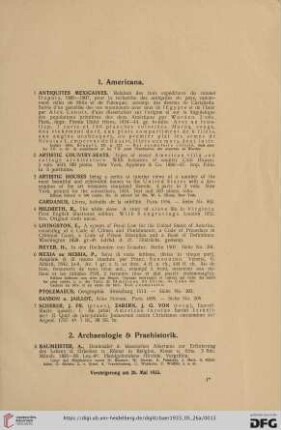 2. Archaeologie & Praehistorik (Nr.8-16)