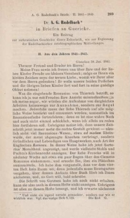 289-332 Briefe an Guericke : II.