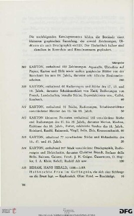 Übriges (Nr. 309-333)