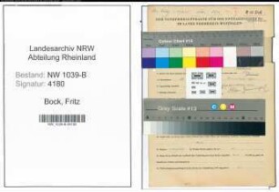Entnazifizierung Fritz Bock , geb. 00.00.0000 (Hallenmeister)