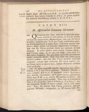 Caput XIII. De Affectionibus Linearum Curvarum