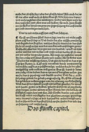 Ds Fünfft capitel.