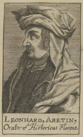 Bildnis des Leonhardus Aretinus