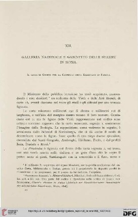 4.1896/97: Galleria Nazionale e gabinetto delle stampe in Roma : il libro di Giusto per la Cappella degli Eremitani in Padova