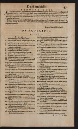 De Homicidio. Caput III.