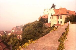 Meersburg: Balustrade der Schlossterrasse