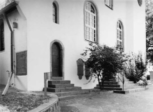 Ev. Kirche (Bergkirche) und alter Friedhof; Zwingenberg, Auf dem Berg 1, Auf dem Berg