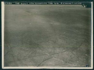 Foto der Stellungen südwestlich von Riencourt-lès-Cagnicourt zwischen Arras und Cambrai (Luftbild)
