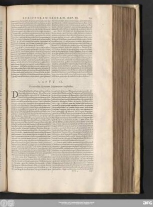 Caput IX. De veteribus Sacrarum Scripturarum versionibus.