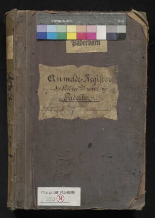 An- und Abmelderegister vom 20.05.1884 bis 01.04.1886