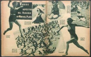 Varios aspectos del veraneo en Mar del Plata [Fotografías]