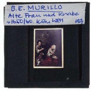 Murillo, Alte Frau und Knabe (Köln)