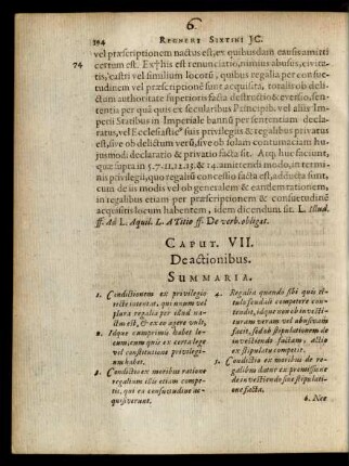 Caput. VII. De actionibus