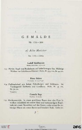 Alte Meister (Nr. 153-218)