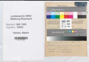 Entnazifizierung Martin Heinen, geb. 08.10.1913 (Zollinspektor)
