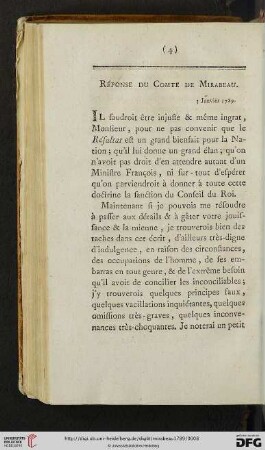 3 Janvier 1789
