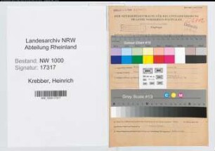 Entnazifizierung Heinrich Krebber, geb. 03.05.1914 (Polizeibeamter)