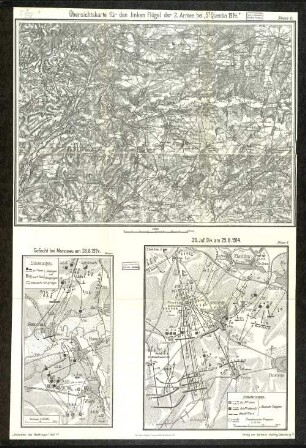Skizze 4. Gefecht bei Monceau am 28.8.1914.