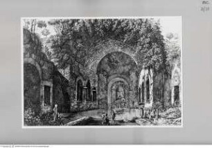 Le antichità romane., Tafel 35: Die Grotta di Egeria bei Rom