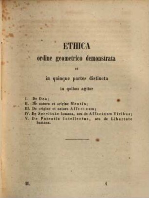 Renati des Cartes et Benedicti de Spinoza praecipua opera philosophica. 2