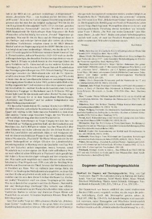 368-370 [Rezension] Die Lehrentwicklung im Rahmen der Katholizität