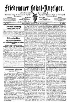 Nr. 279, 29.11.1914