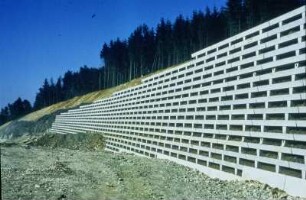 Raumgitterwände, System "Evergreen", Abschn. Ebnat-Aalen