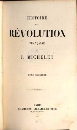 Histoire de la Révolution Française, 2
