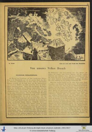 Von unseres Volkes Brauch.