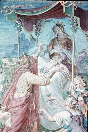 Minne - Kaiser Friedrich II begrüßt seine Braut Elisabeth