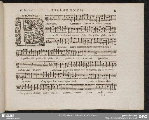V. Exultate justi in Domino
