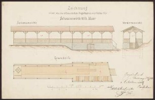 Maier, Wilhelm, Schwanenwirt Bau einer Kegelbahn