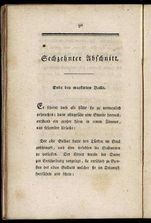 Sechzehnter Abschnitt.