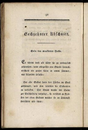 Sechzehnter Abschnitt.