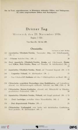 Ostasiatika (Nr. 344-365)