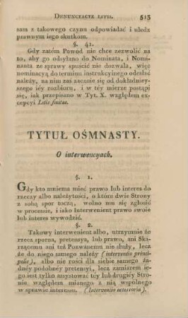Tytul osmnasty