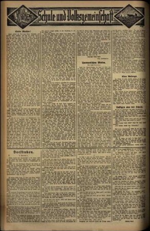 Fünfte Ausgabe vom Sonntag, den 18. Mai 1930.