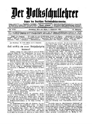 Soll wirklich ein neues Reichsschulgesetz kommen?