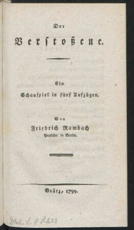 Der Verstoßene