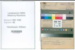 Entnazifizierung Wilhelm Haverbusch , geb. 05.11.1893 (Lehrer)