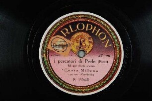 I pescatori di perle : Mi par d'udir ancora [Romanze des Nadir aus der Oper "Die Perlenfischer, 1. Akt] / (Bizet)