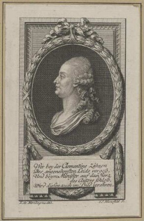 Bildnis des Tobias Philipp von Gebler