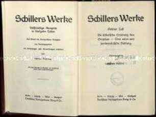 Schillers Werke, Teile 8-10