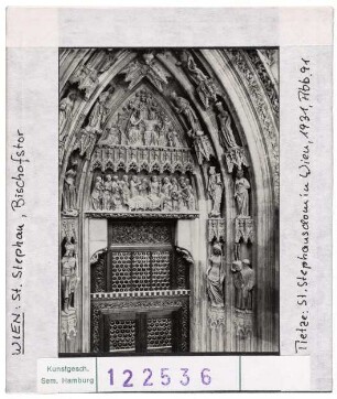 Wien, Stephansdom: Bischofstor