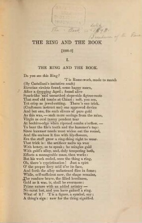 The poetic and dramatic works of Robert Browning, 3