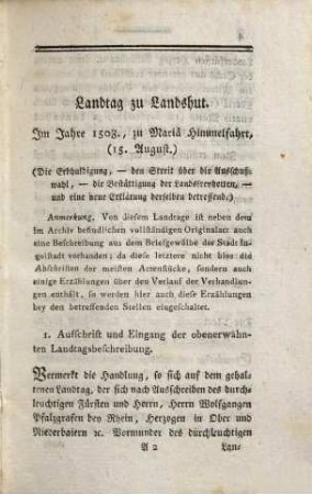 Baierische Landtags-Handlungen in den Jahren 1429 bis 1513. 17, Landtäge des vereinigten ganzen Landes